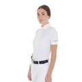 Miniatyrbillede 4 af 7: Equestro Fit Pleated Cotton Kortærmet Polo  M