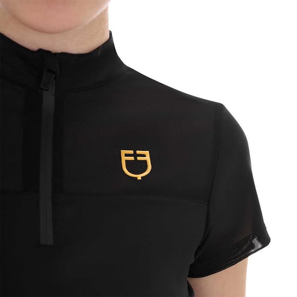 Equestro Micro Mesh Kortärmad Polotröja S