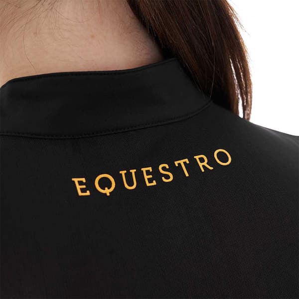 Equestro Micro Mesh Kortärmad Polotröja S