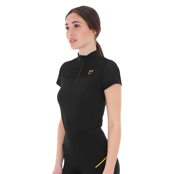Equestro Micro Mesh Kortärmad Polotröja S