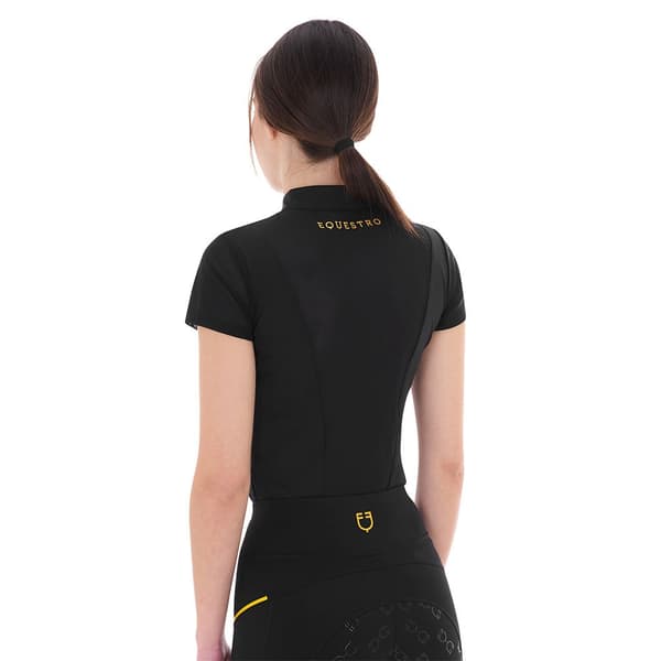 Equestro Micro Mesh Kortärmad Polotröja S
