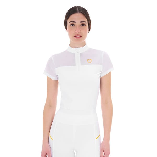 Equestro Micro Mesh Kortärmad Polotröja S