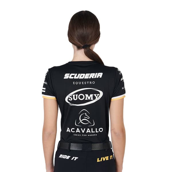 Equestro Multilogo T-shirt Med Korta ärmar  M