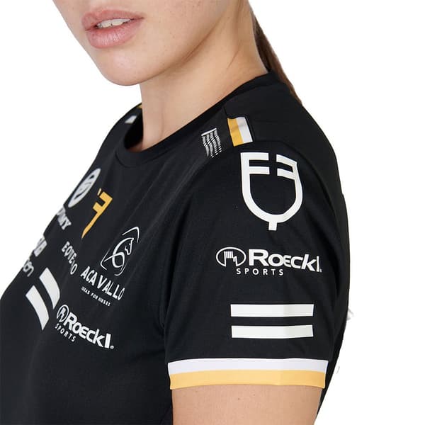 Equestro Multilogo T-shirt Med Korta ärmar  M