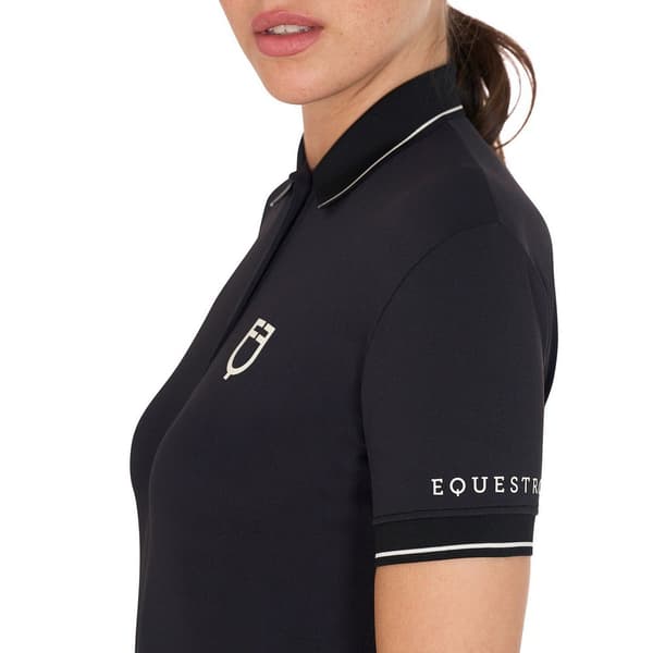 Equestro Technical Kortärmad Polotröja  XL