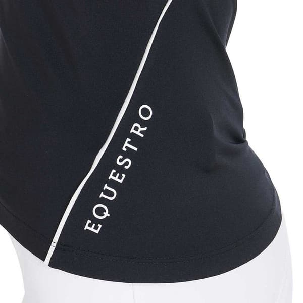 Equestro Technical Zip Kortärmad Polotröja  XL