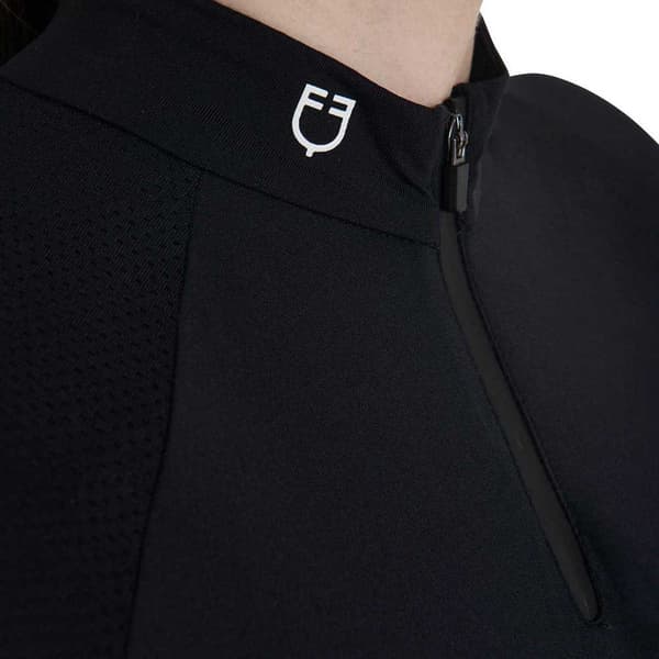 Equestro Technical Zip Kortærmet Polo S