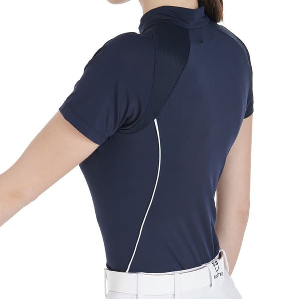Equestro Technical Zip Kortærmet Polo  S