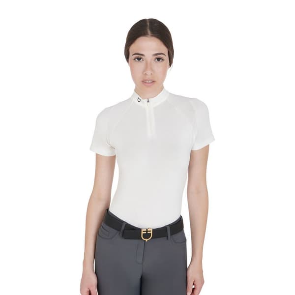 Equestro Technical Zip Kortärmad Polotröja  S