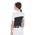 Pikkukuva 2 / 5: Equestro 1/2 Mesh Lyhythihainen Pikeepaita Valkoinen,Sininen XL