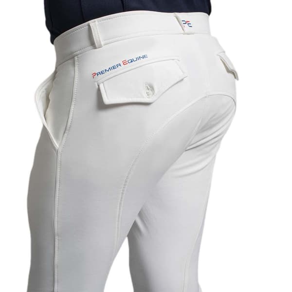 Premier Equine Santino Gel Riding Bukser Hvid 34