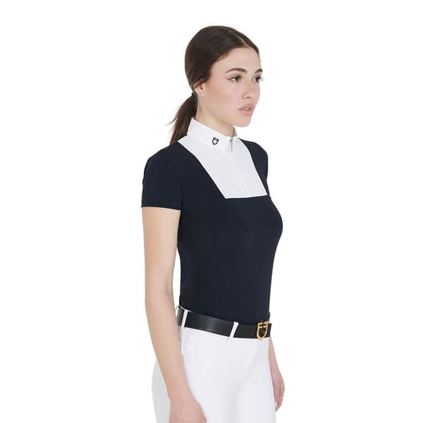 Equestro Mariam Kortärmad Polotröja Blå XS