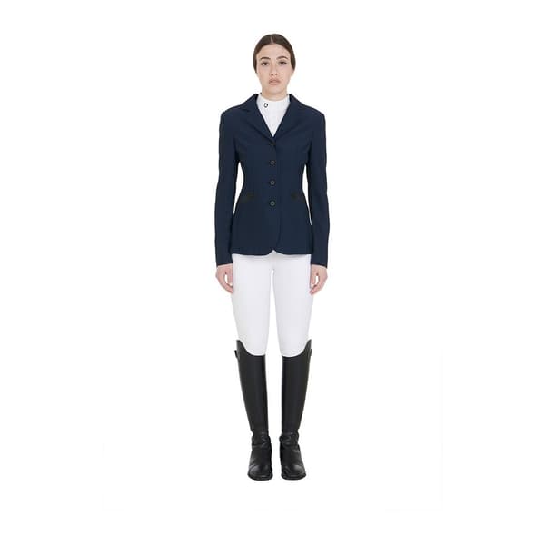 Equestro Perforated Jakke Blå M