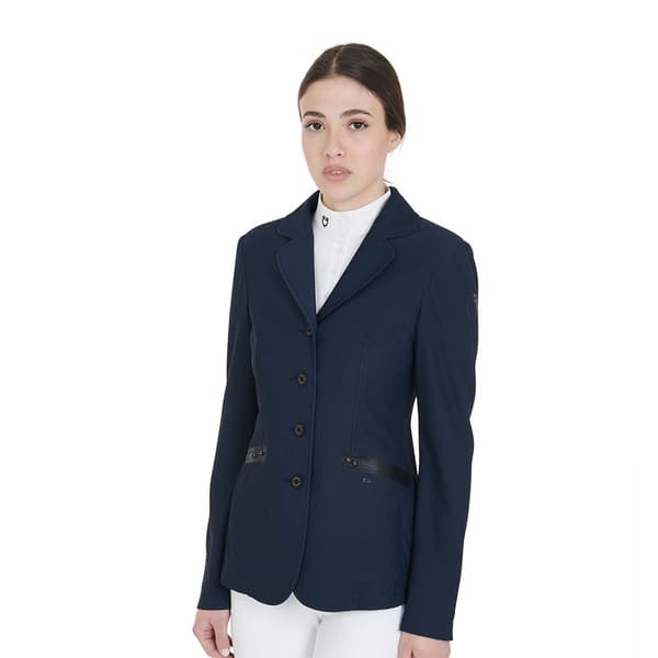 Equestro Perforated Jakke Blå M