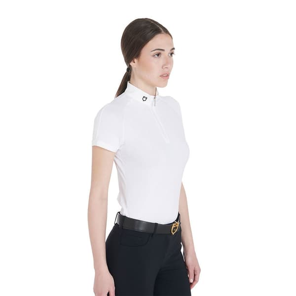 Equestro Taline Kortärmad Polotröja Vit S