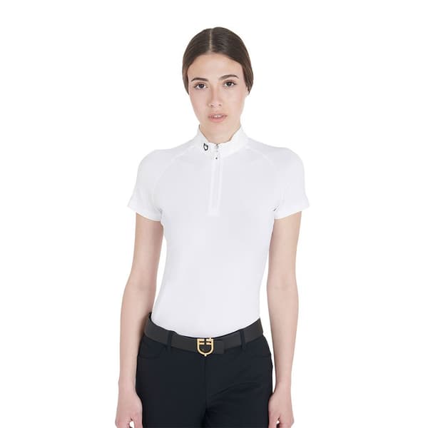 Equestro Taline Kortärmad Polotröja Vit S