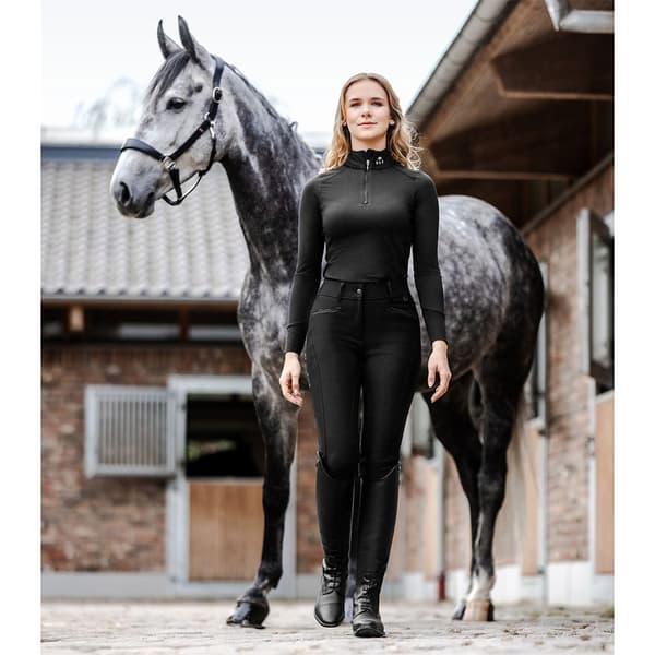 E.l.t. Oktavia Bågade Höga Midje Byxor  48