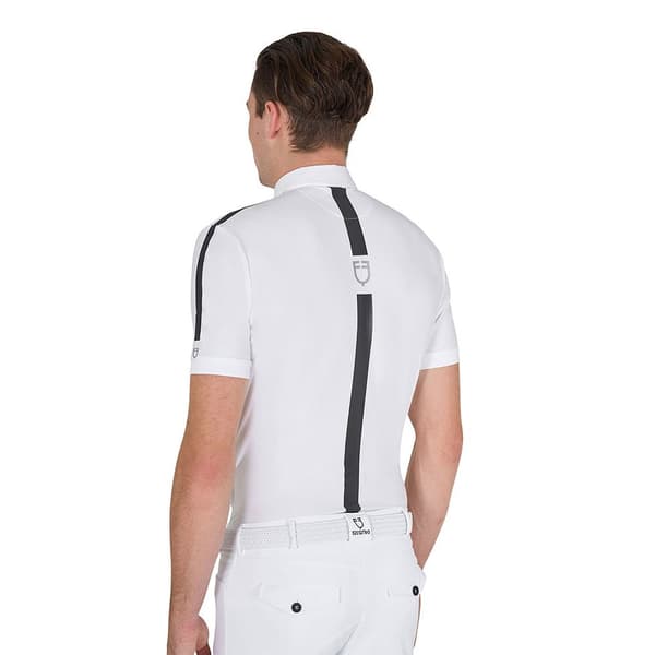 Equestro Buttons Kortärmad Polotröja Vit XS