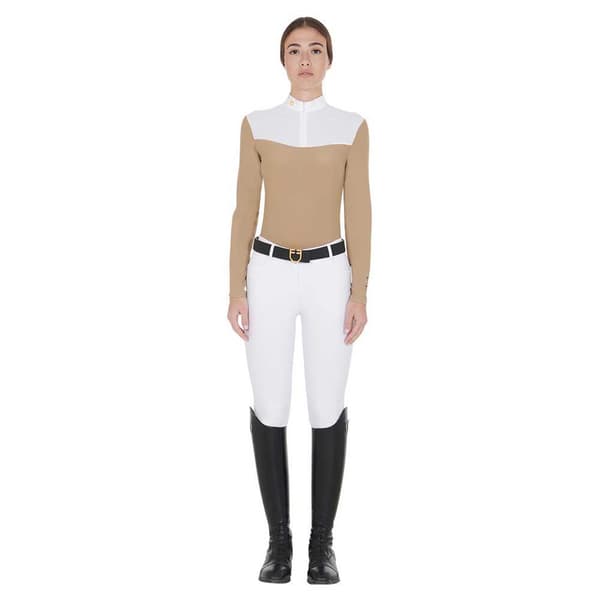 Equestro Mesh Pikétröja Med Lång ärm  L