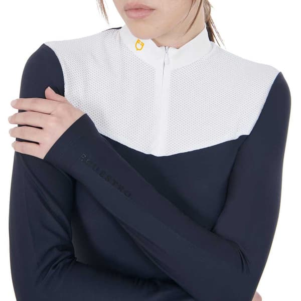 Equestro Mesh Pitkähihainen Polopaita  XL