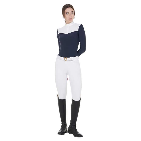 Equestro Mesh Pikétröja Med Lång ärm M