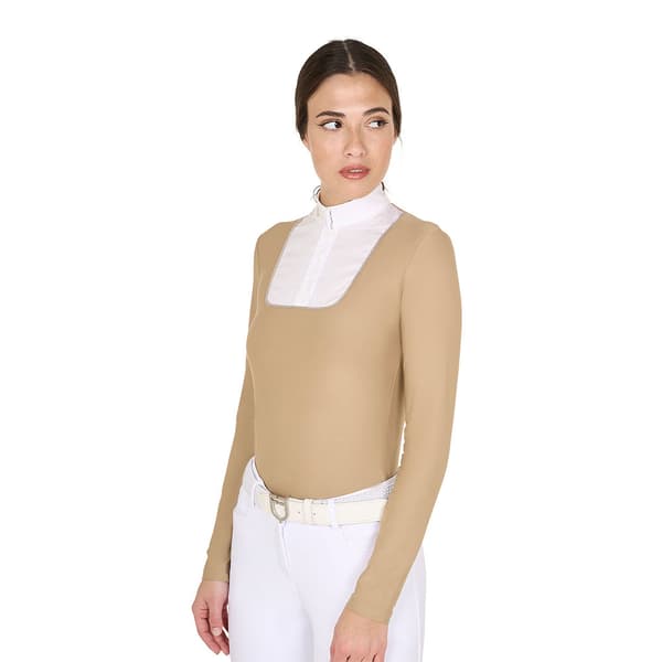 Equestro Buttons Jersey Pikétröja Med Lång ärm  XS
