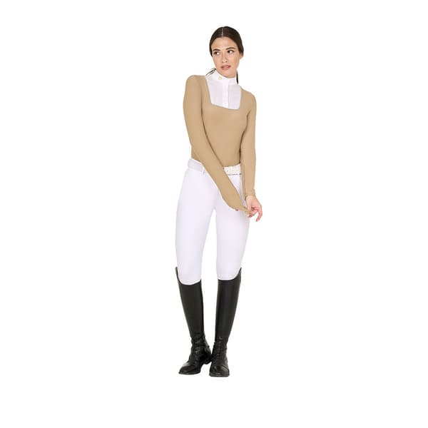 Equestro Buttons Jersey Pikétröja Med Lång ärm  M