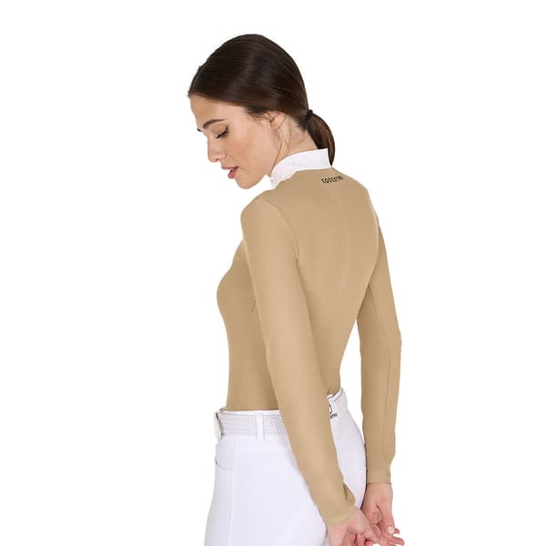 Equestro Buttons Jersey Pikétröja Med Lång ärm  M