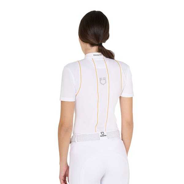Equestro Buttons Kortärmad Polotröja  M