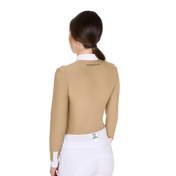 Equestro Cotton Pitkähihainen Polopaita  XL
