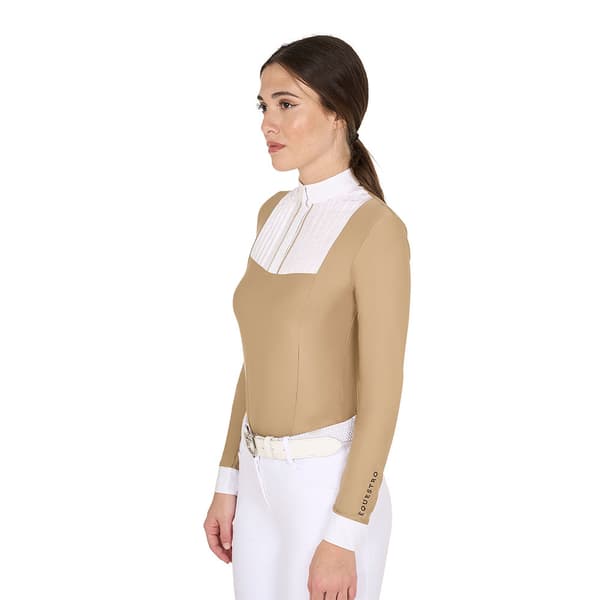 Equestro Cotton Pikétröja Med Lång ärm  XS