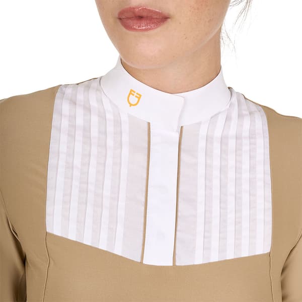 Equestro Cotton Pikétröja Med Lång ärm  XS