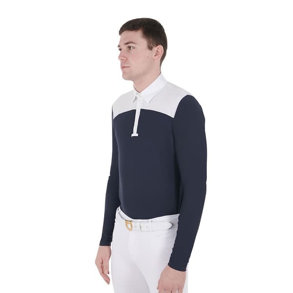 Equestro Jersey Buttons Pitkähihainen Polopaita XS