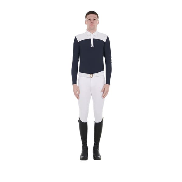 Equestro Jersey Buttons Pitkähihainen Polopaita XS