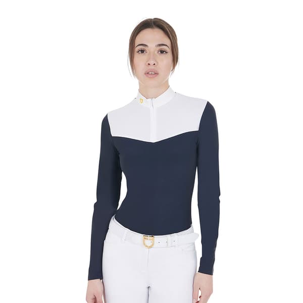 Equestro Mesh Pikétröja Med Lång ärm  M