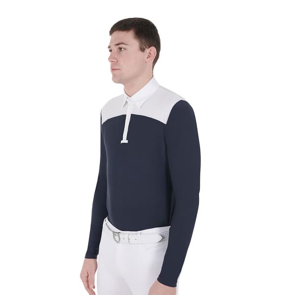 Equestro Jersey Buttons Pitkähihainen Polopaita M