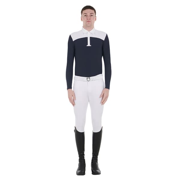 Equestro Jersey Buttons Pitkähihainen Polopaita M