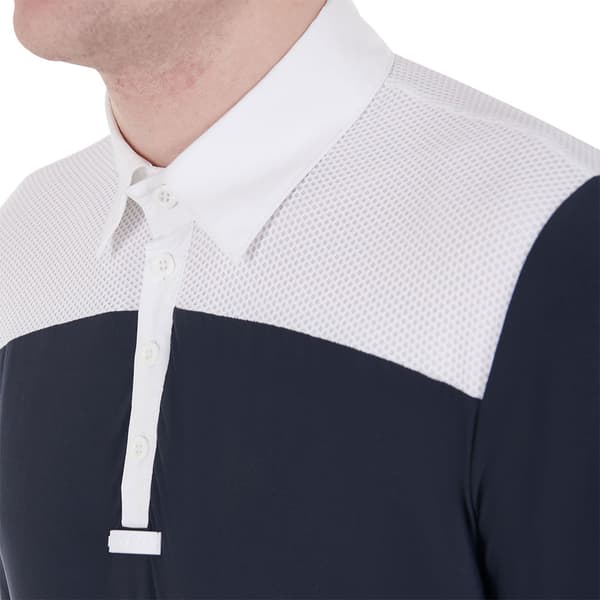 Equestro Jersey Buttons Pitkähihainen Polopaita M