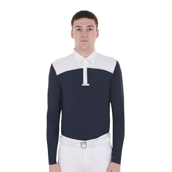 Equestro Jersey Buttons Pitkähihainen Polopaita M