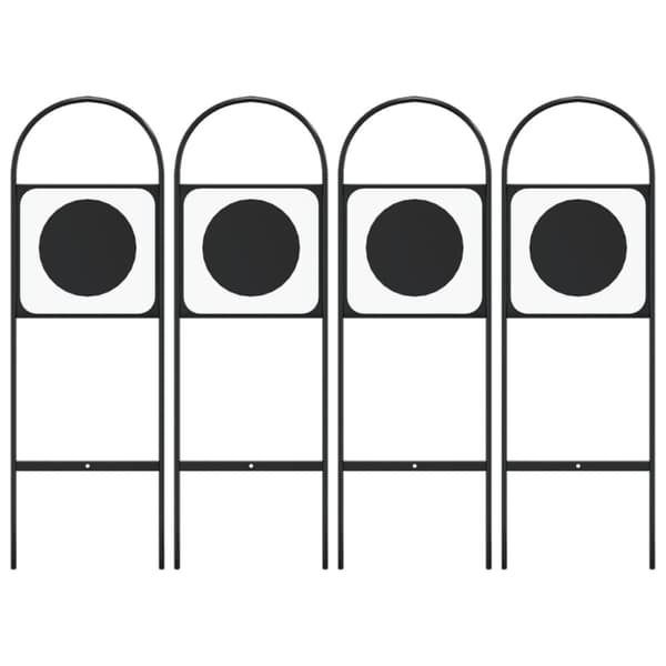 Dressyrbokstäver 4 st Stål