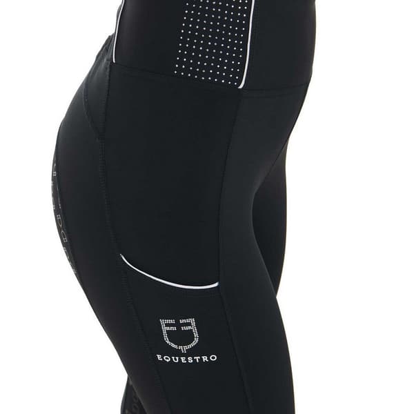 Equestro Strass Techincal Leggingsit Musta XS