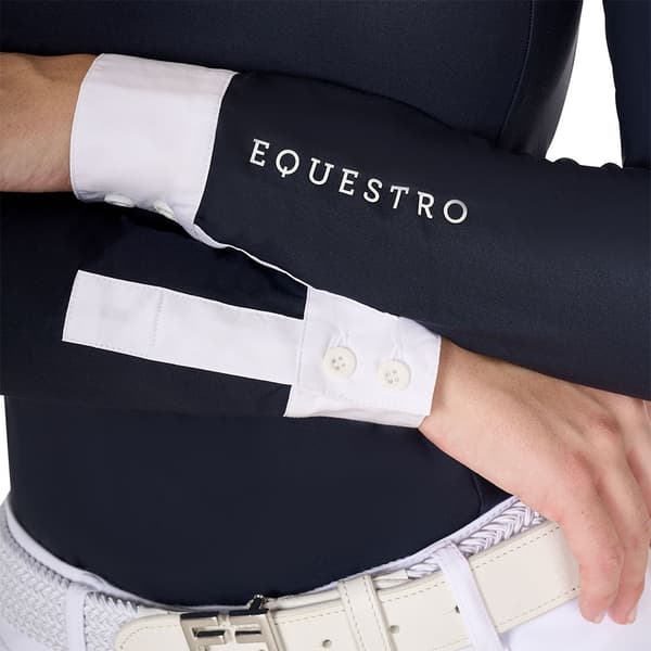 Equestro Cotton Pikétröja Med Lång ärm  M