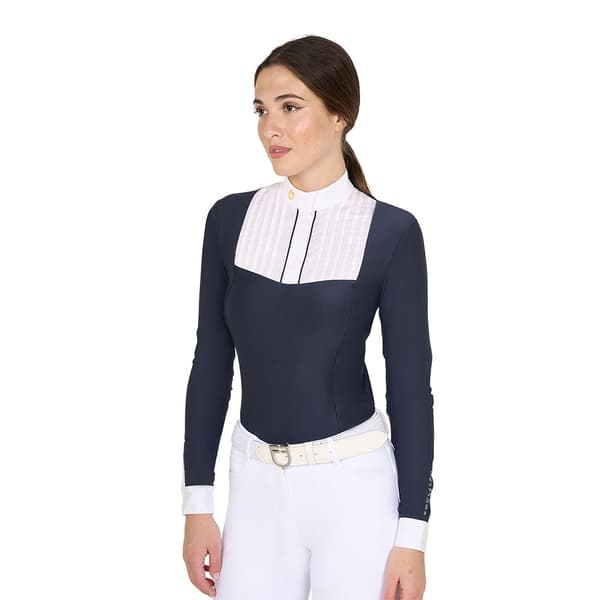 Equestro Cotton Pikétröja Med Lång ärm  M