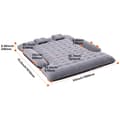 Miniatyrbillede 2 af 2: Lastbil luftmadras, oppustelig camping seng, 12V luftpumpe, 2 puder, passer til 55-58 ft lastbilssenge., 6-6,5ft