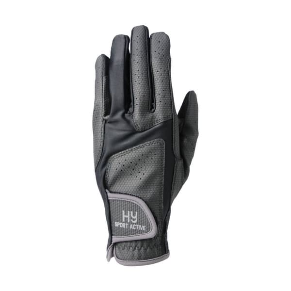 Hy5 Unisex Sport Active Riding Gloves Black/Grey XL