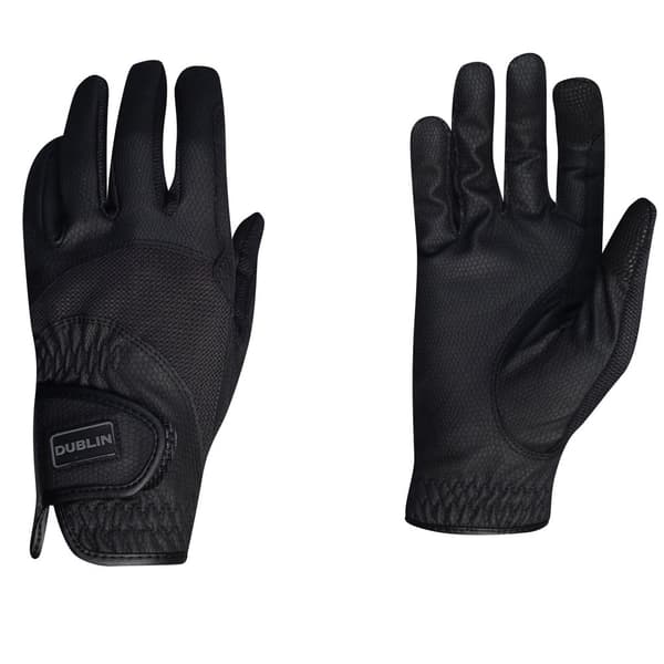 Dublin Ridhandskar med meshpanel Black XS