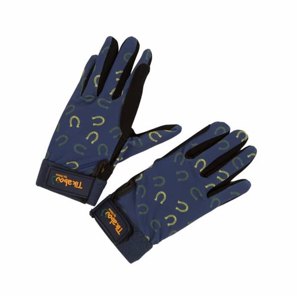 Tikaboo Childrens/Kids Horseshoe Riding Gloves