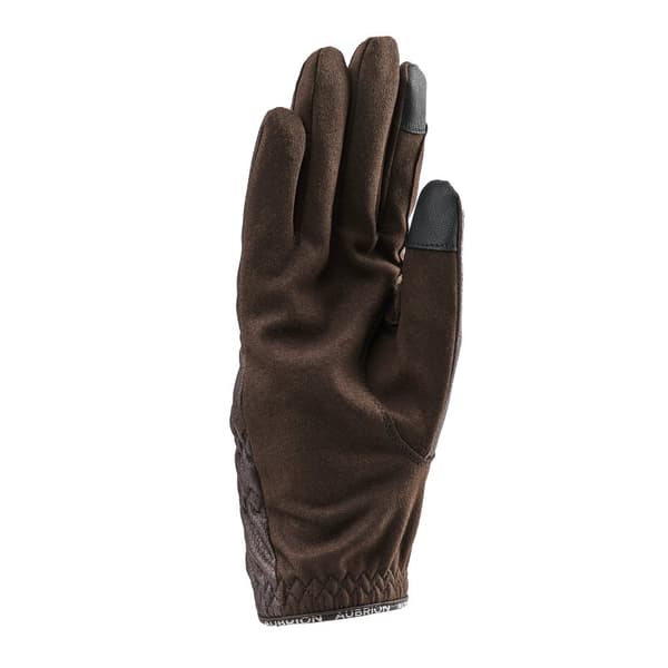 Aubrion Childrens/Kids Stadium Synthetic Leather Riding Gloves