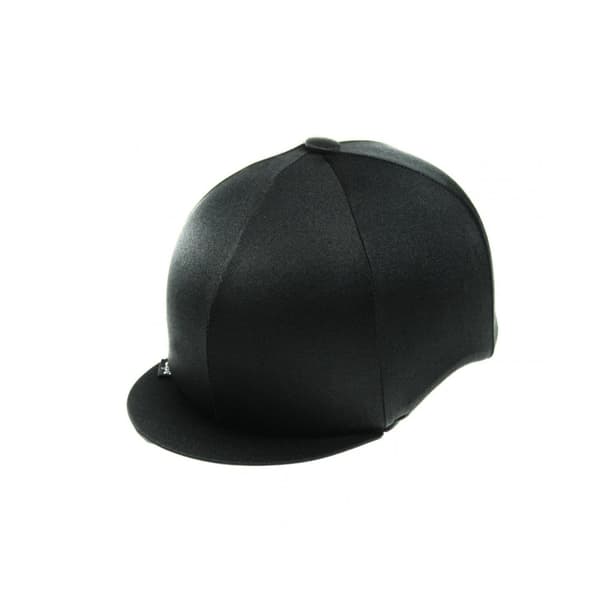 Capz Plain Lycra Cap Cover Black One Size