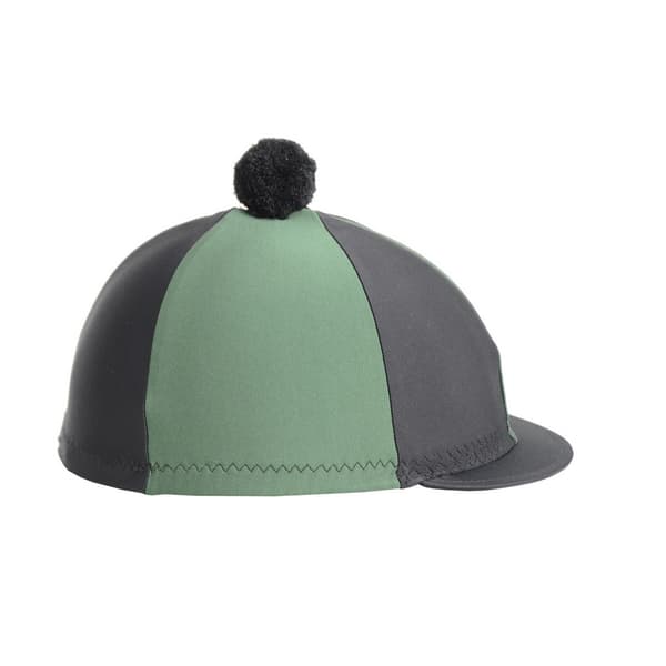 Hy Two Tone Lycra Hat Silk With Bobble
